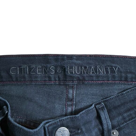Citizens of Humanity Womens Elson Mid Rise Straight Leg Jeans Dark Blue 29 USA - Picture 8 of 14